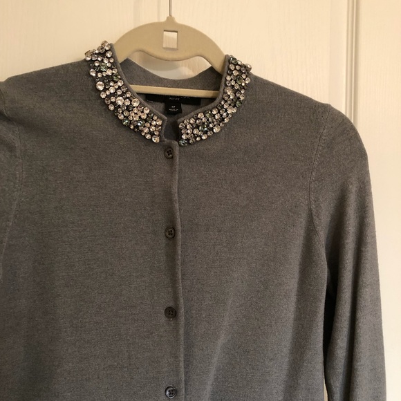 Ann Taylor Rhinestone Cardigan READ DESCRIPTION - Picture 8 of 11